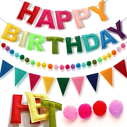 Felt Birthday Banners