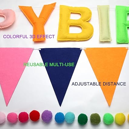 Felt Birthday Banners - Image 3