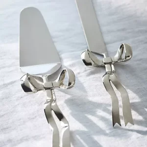 bow metal serveware