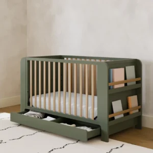 4-in-1 Convertible Crib with Drawer
