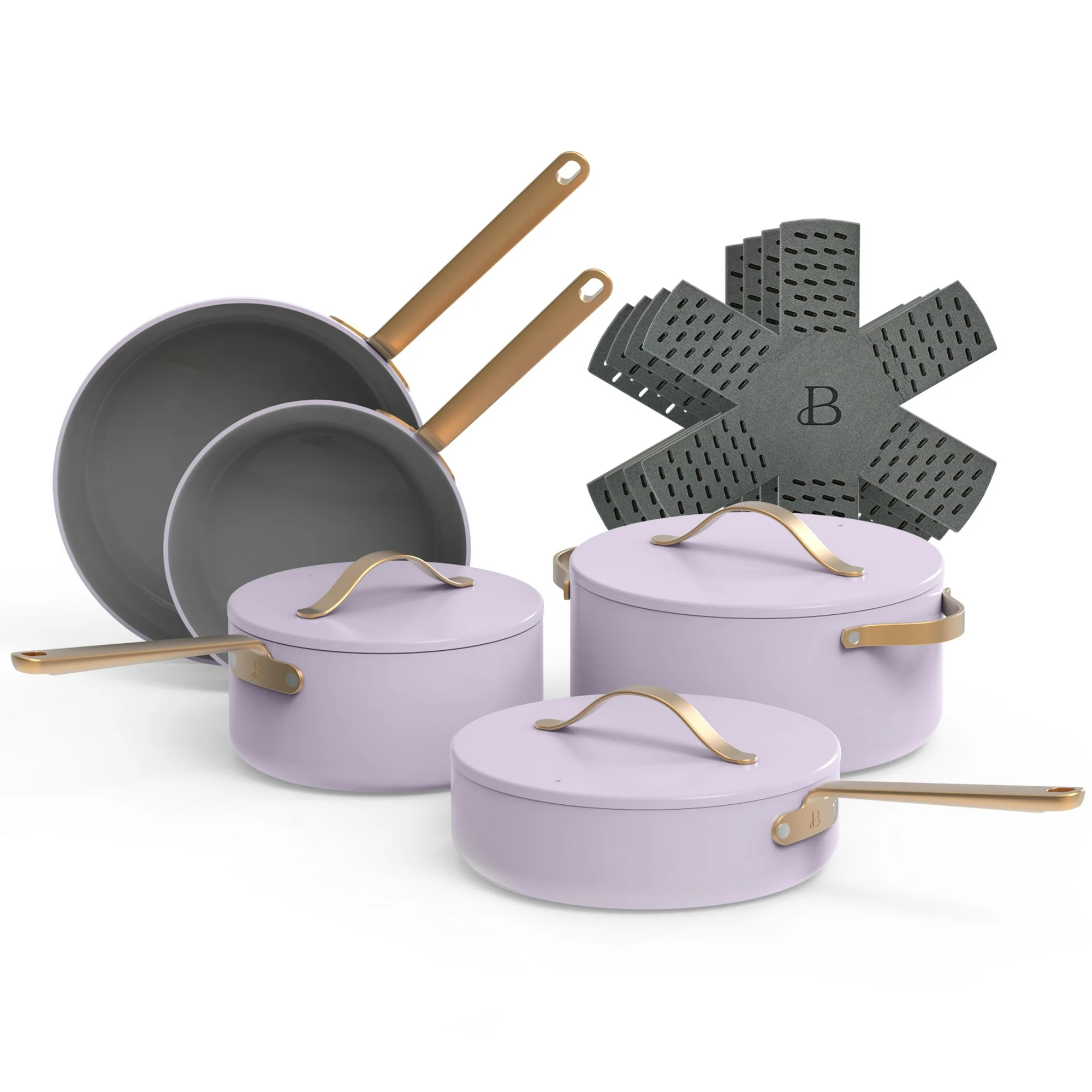 Beautiful 12pc Ceramic Non-Stick Cookware Set - 10 Colors - Image 7
