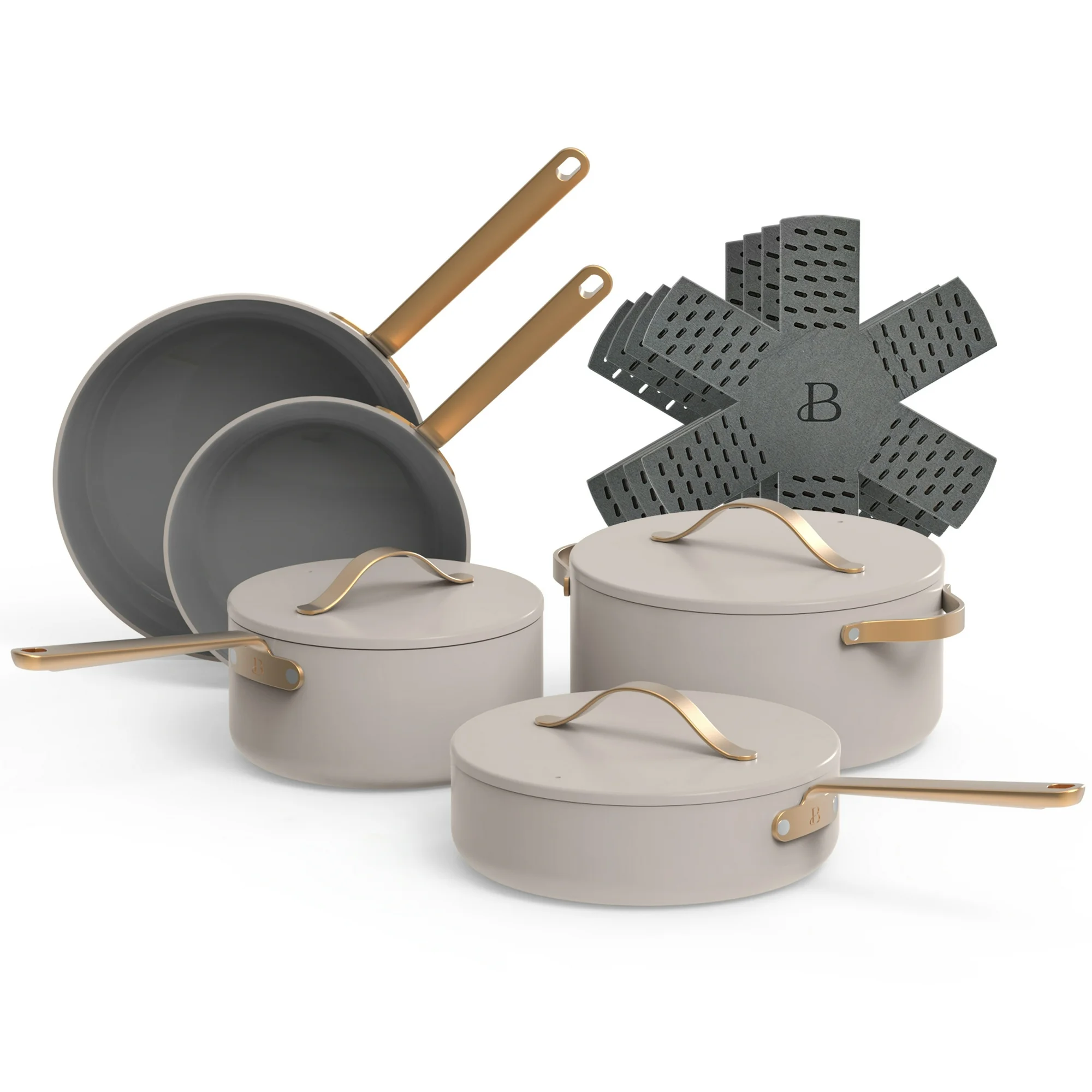 Beautiful 12pc Ceramic Non-Stick Cookware Set - 10 Colors - Image 12