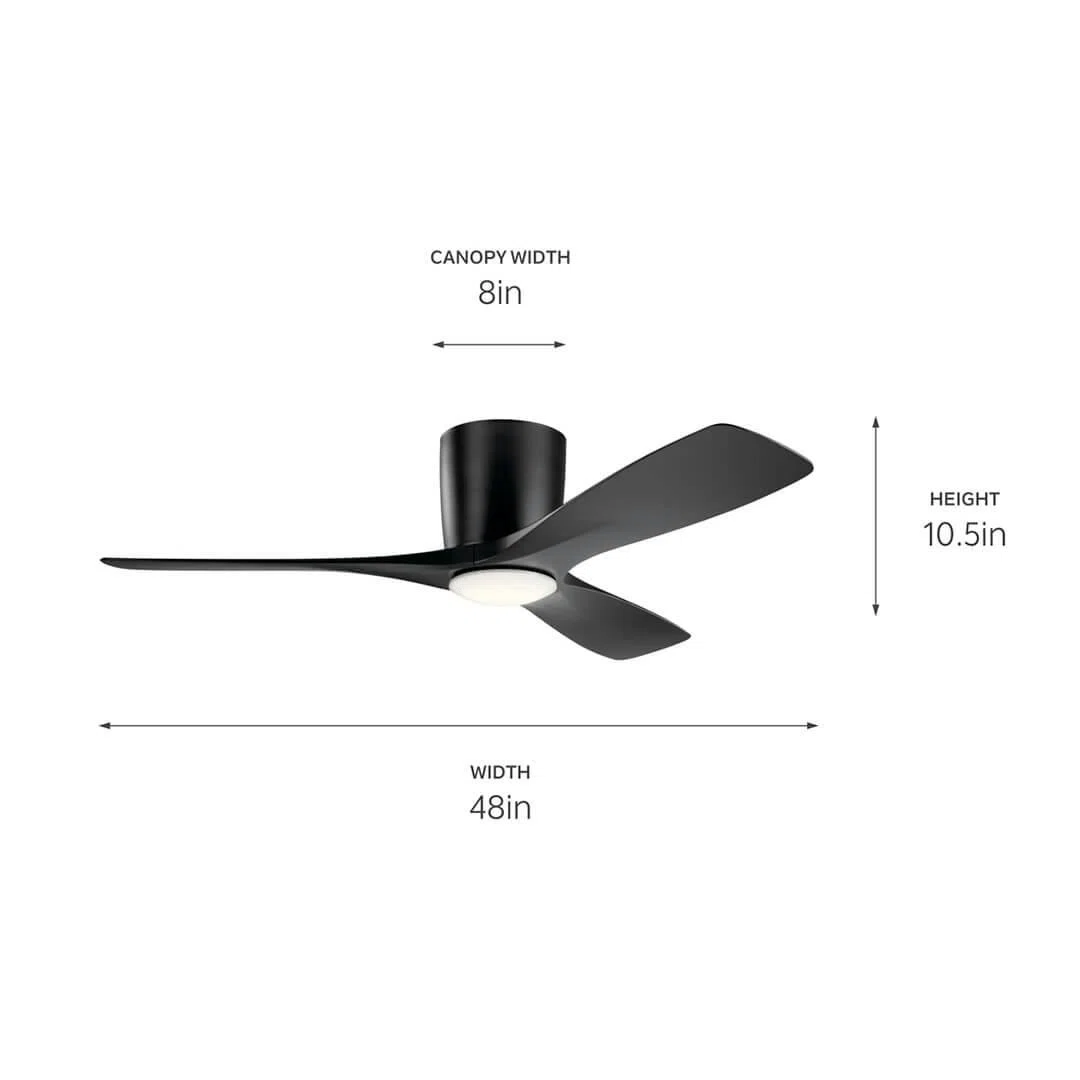 48" Modern Ceiling Fan - Image 2