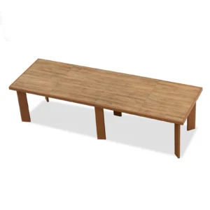 wood like aluminum outdoor dining table