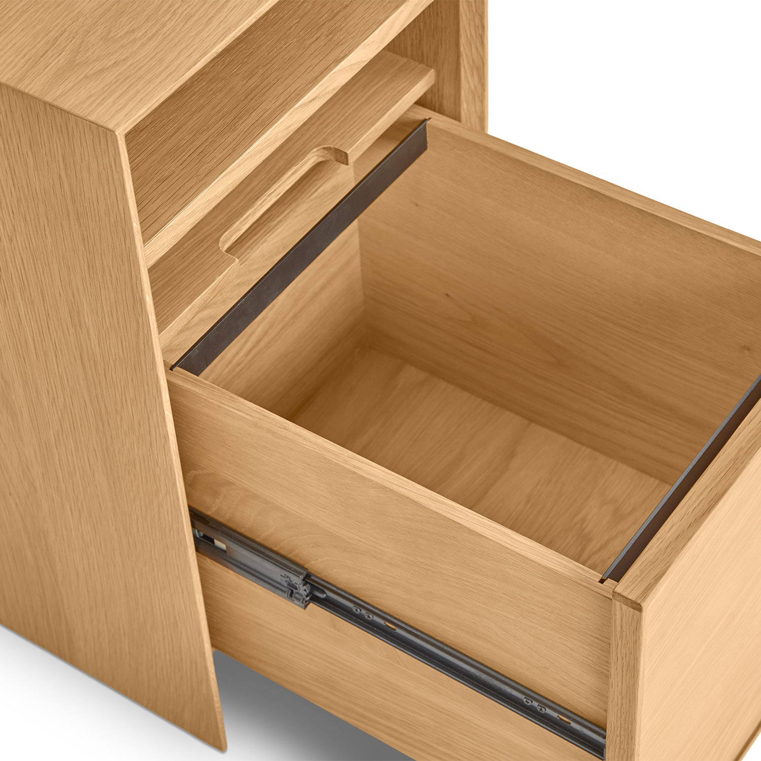 White Oak File Cabinet - Image 7