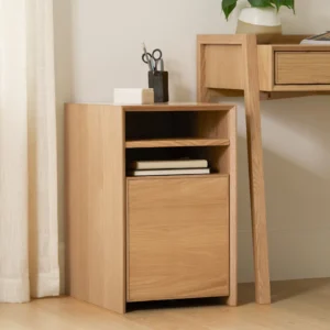 Natural Oak File Cabinet