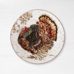 thanksgiving turkey salad plate