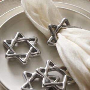 star of david napkin rings