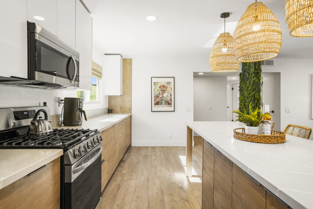 Behr nano white in a kitchen
